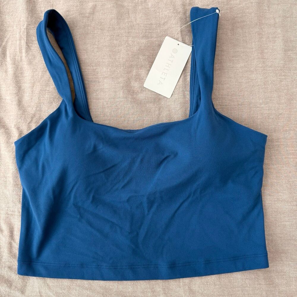 Athleta Women's Blue Crop-top